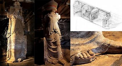 Αποκαλύφθηκαν ολόκληρες οι Καρυάτιδες της Αμφίπολης (pics)