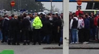 Ένταση με οπαδό του Ολυμπιακού στο Μάλμε!