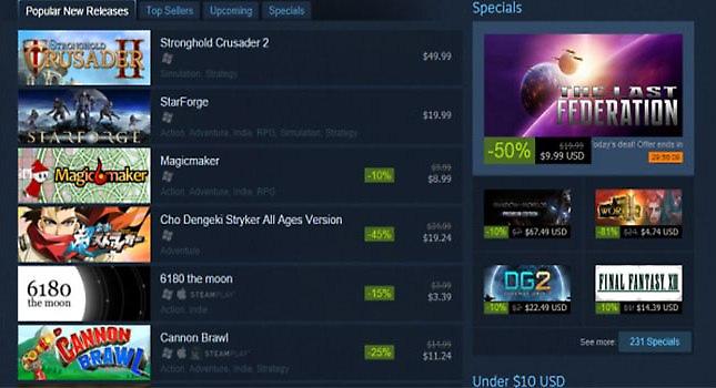 Νέο ρεκόρ λογαριασμών για το Steam