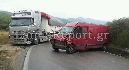 Νέο τροχαίο με νταλίκα στην Εθνική Οδό