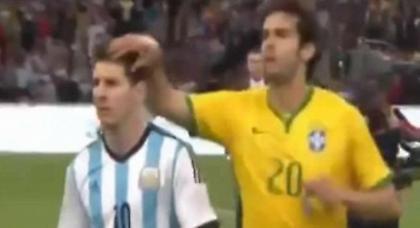 Η... συμπαράσταση του Κακά στον Μέσι (video)