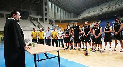 Αγιασμός στο ΟΑΚΑ από την ΑΕΚ