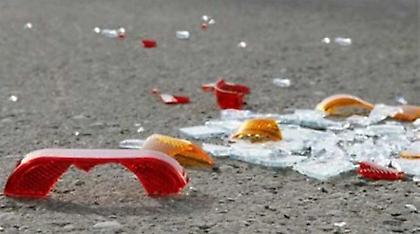 Νταλίκα στην Εθνική Οδό έπεσε σε τουλάχιστον έξι αυτοκίνητα