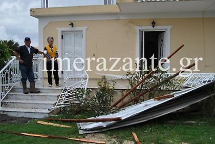 Ανεμοστρόβιλος έπληξε τη Ζάκυνθο!