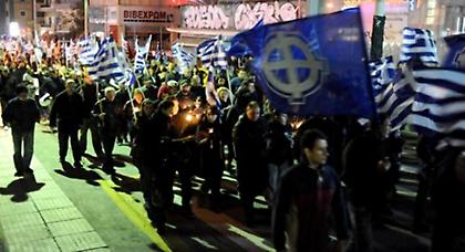 Πραγματοποιήθηκε η συγκέντρωση της Χ.Α για τις δολοφονίες Φουντούλη - Καπελώνη