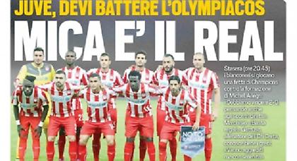 «Γιούβε, πρέπει να νικήσεις τον Ολυμπιακό»