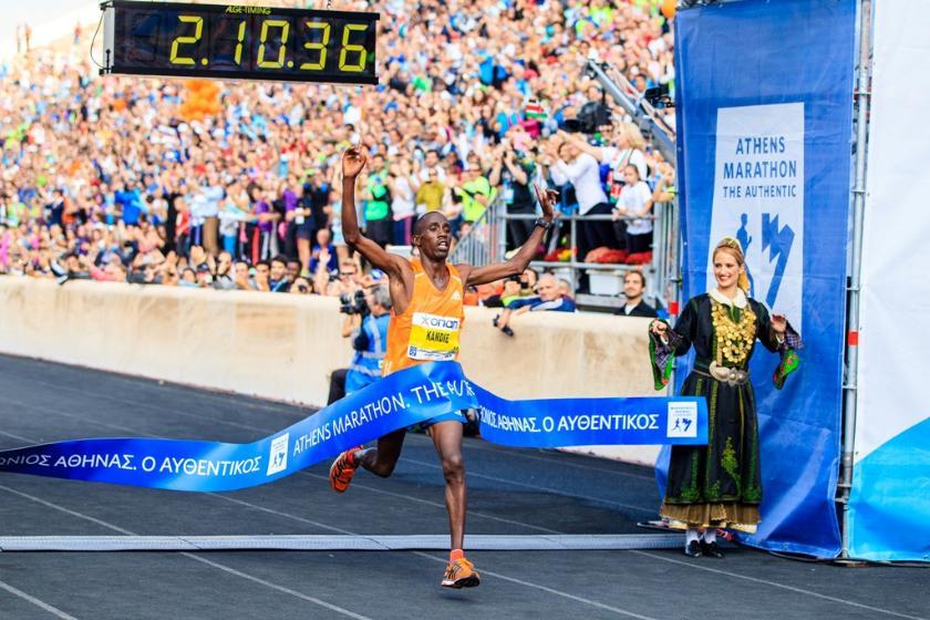 #boostathens στον 32ο Μαραθώνιο της Αθήνας με νικητή τον Felix Kandie με adidas adizero adios BOOST!