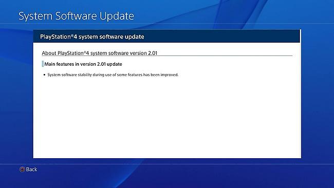 Κυκλοφόρησε η 2.01 έκδοση του PS4 firmware
