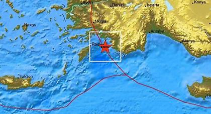 Σεισμος 4,1 Ρίχτερ «ανησύχησε» τη Ρόδο