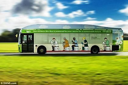 Ένα λεωφορείο που κινείται με… κόπρανα (video)