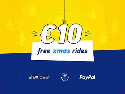 Taxibeat και PayPal προσφέρουν γιορτινές διαδρομές σε χιλιάδες Αθηναίους