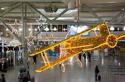 Παραμονές γιορτών στο αεροδρόμιο Αθηνών