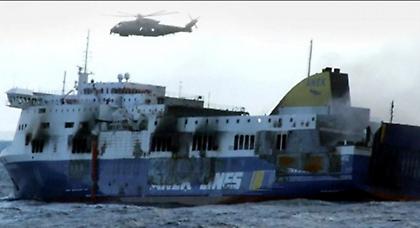 Οι πρώτες εικόνες μέσα από το Norman Atlantic