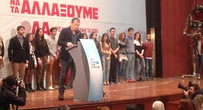 Βέβαιος για την τρίτη θέση ο Θεοδωράκης