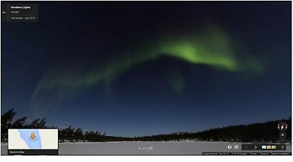 Το Βόρειο Σέλας φωτίζει τους Χάρτες Google