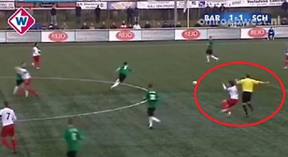 Διαιτητής έσπασε μύτη παίκτη (video)