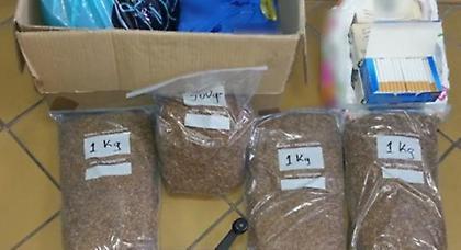 Συνελήφθη 57χρονος με περισσότερα από εννέα κιλά λαθραίου καπνού