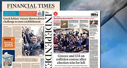 Με ΣΥΡΙΖΑ και Τσίπρα στα πρωτοσέλιδά τους κυκλοφορούν οι ξένες εφημερίδες