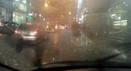 Χαλάζι σε αρκετές περιοχές της Αθήνας