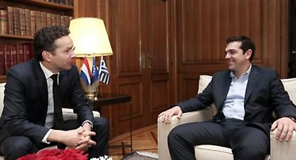 Μισή ώρα διήρκεσε η συνάντηση Τσίπρα - Ντάισελμπλουμ