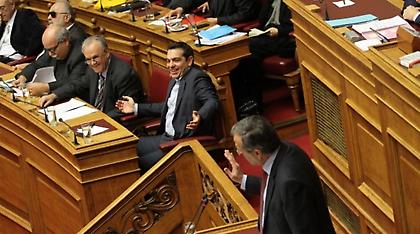 Το... «ουάου» του Σαμαρά και το αυθόρμητο γέλιο του Τσίπρα!