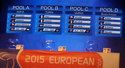 Ντέρμπι σε δυο ομίλους στο Ευρωπαϊκό Πρωτάθλημα βόλεϊ