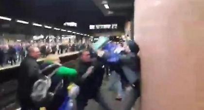 Ξύλο οπαδών Τότεναμ-Τσέλσι στο μετρό (video)