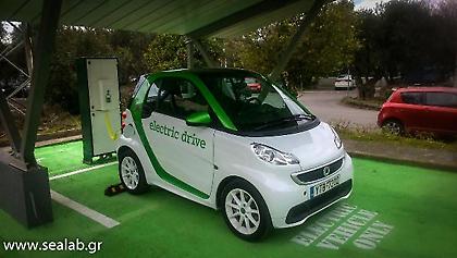 Αυτόνομος ηλιακός σταθμός φόρτισης ηλεκτρικών στην Ελλάδα