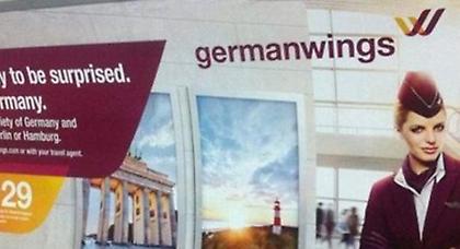 Germanwings: Μετά την τραγωδία αποσύρει αφίσες της από το Λονδίνο