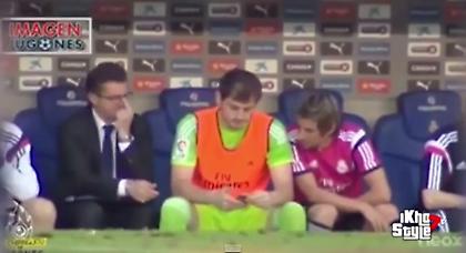 Ο Κασίγιας έπαιζε με το κινητό του (video)