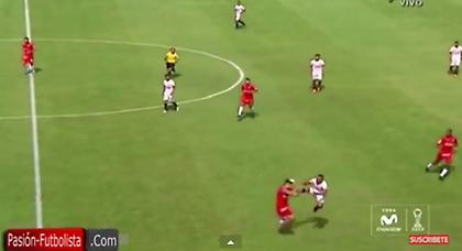 «Δολοφονικό» τάκλιν στο λαιμό! (video)