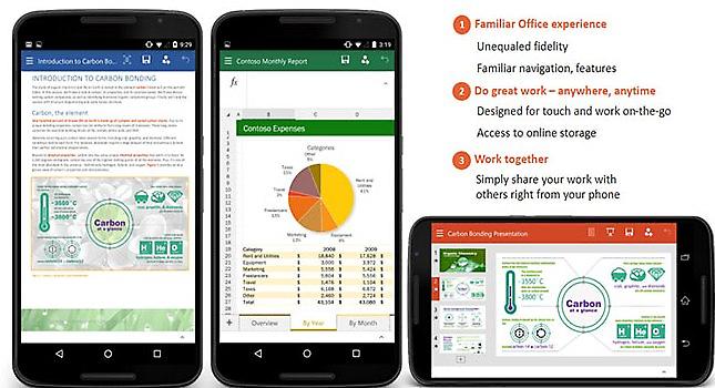 To Microsoft Office σε συσκευές Android