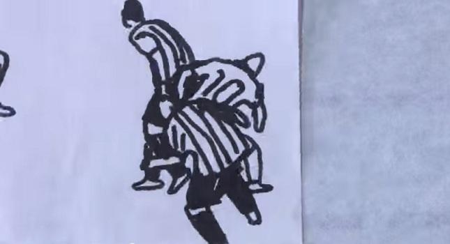 Έγινε… σκίτσο η γκολάρα του Μέσι (video)