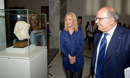 Eπαναπατρισμός μαρμάρινης κεφαλής του Ερμή