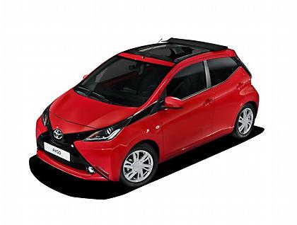 Aygo με θέα τον ουρανό