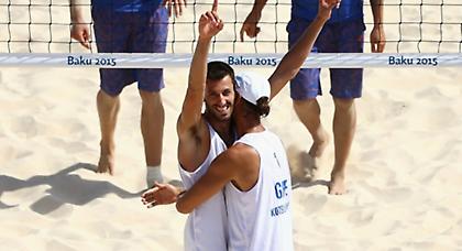 Θετικό ξεκίνημα στην άμμο του Μπακού