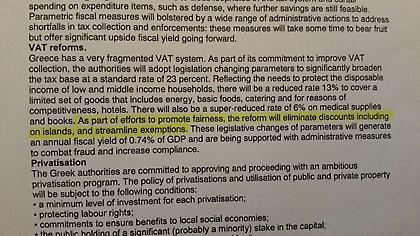 Νέο πυρ του περιφερειάρχη Ν. Αιγαίου στην κυβέρνηση για τον ΦΠΑ