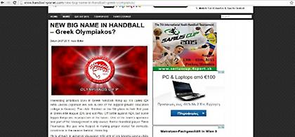 «Ο Ολυμπιακός το επόμενο μεγάλο όνομα στο χάντμπολ»