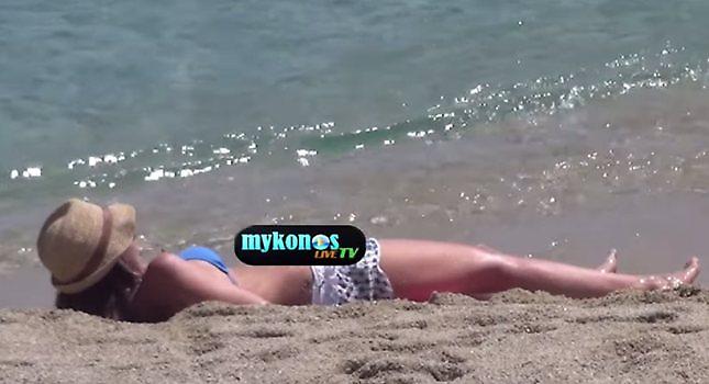 Η «σούπα» της Ταμάρα Έκλστοουν στην παραλία
