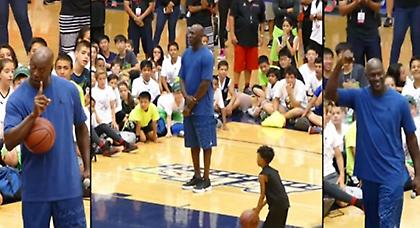 Ο πιτσιρικάς που εντυπωσίασε τον Τζόρνταν (video)