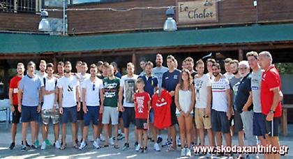 Αντάλλαξαν ευχές Ξάνθη – Εθνική Μπάσκετ