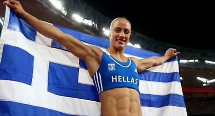 Φοβερή Κυριακοπούλου, τρίτη στον κόσμο! (video)