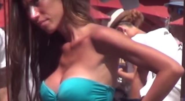 Η... ζουμερή Ιταλίδα παρουσιάστρια που αναστατώνει τη Μύκονο (video)