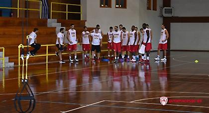 Από νωρίς τα… βάρη στον Ολυμπιακό (pics)