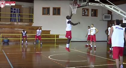 Βάρη και μπάσκετ στον Ολυμπιακό (video)