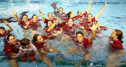 Στις πισίνες τα κορίτσια του Ολυμπιακού