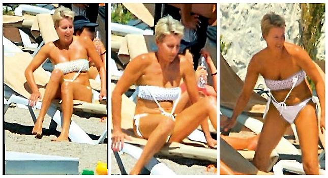 Η Νατάσα Παζαΐτη τόπλες στην Πάτμο! (pics)