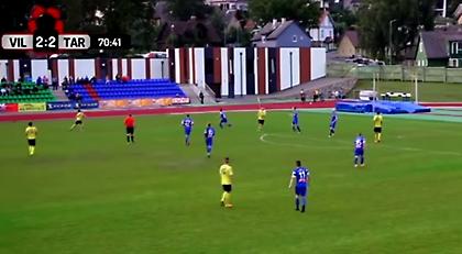 Και γκολάρα και ρεσιτάλ από τον σπίκερ στην Εσθονία (video)