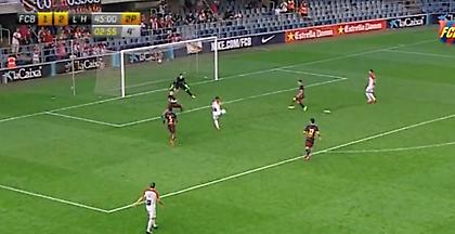 Μεγάλο κορόιδο έπιασαν την Μπαρτσελόνα Β (video)