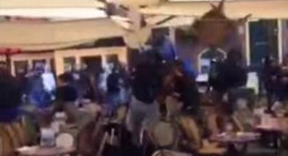 Οπαδοί της Μαρσέιγ διαλύουν καφετέρια στο Χρόνινχεν! (video)